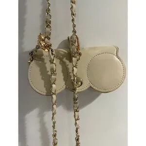 Custype Quilted Cream IPhone 15 Pro Max Crossbody Case W Sunglass Case NWOT