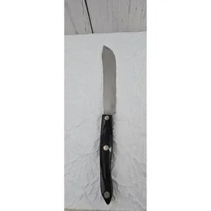 Cutco Butcher Knife 1722 JC Classic Brown Handle Kitchen Made USA