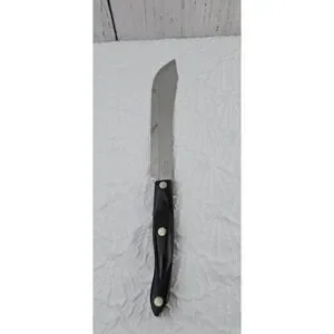 Cutco Butcher Knife 1722 JC Classic Brown Handle Kitchen Made USA