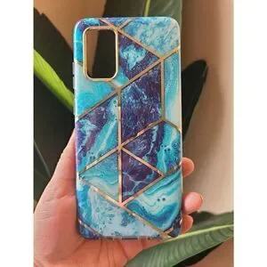 Cute Samsung Galaxy s20 Plus Blue Marble Case