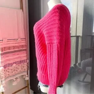 Cuyana Pinm Wool Alpaca Blend V-Neck Chunky Knit Slouchy Sweater Women’s XS / S