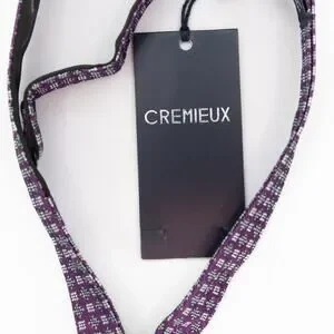 Daniel Cremieux Purple 100% Silk Self Tie Bow Tie