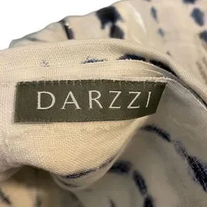 Darzzi  Shibori Throw Indigo Natural