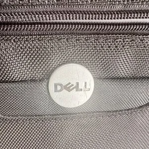 Dell Black And Silver Laptop Bag