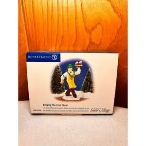 Department 56 Heritage Village Collection Farm People and Animals Set of 5 w Box