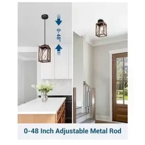 DEWENWILS Rustic Pendant Light Fixture NIB