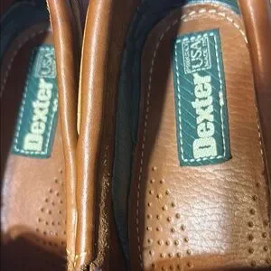 Dexter Newport Brown Leather Boat Shoes Size 9.5
