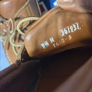 Dexter Newport Brown Leather Boat Shoes Size 9.5
