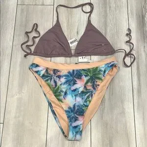 Dippin' Daisy's Two Piece Swim Bikini Set Size Large