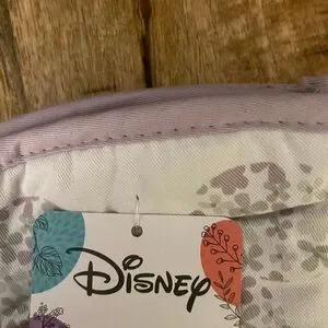 Disney 2 Pack Set Oven Mitts Potholders Silicone Heavy Duty Purple Mickey Mouse