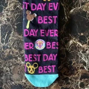 Disney “best Day Ever” Socks Brand New