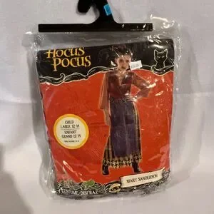 Disney Child's Hocus Pocus Mary Sanderson Halloween Costume Size Large (12-14)