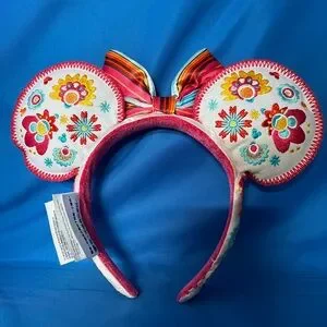 Disney Colorful Floral Mouse Ears Headband