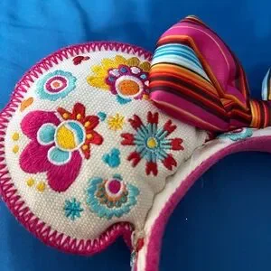 Disney Colorful Floral Mouse Ears Headband