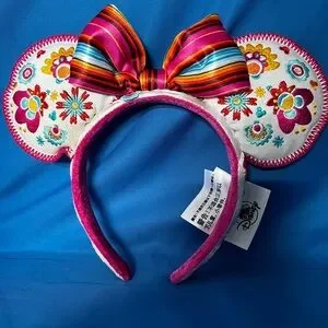 Disney Colorful Floral Mouse Ears Headband
