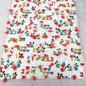 Disney Diaper Changing Pad White All Over Print Disney Characters 26x20 In