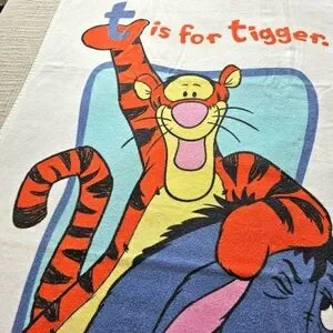 Disney Eeyore And Tigger Swim And Bath Towel Vintage