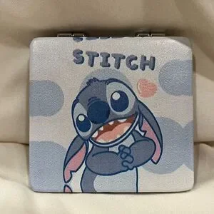 Disney Lilo & Stitch Stitch in Clouds Compact Mirror Pocket Makeup Mirror NEW