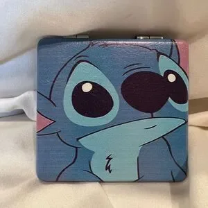 Disney Lilo & Stitch Stitch Puppy Eyes Compact Mirror Pocket Makeup Mirror NWT