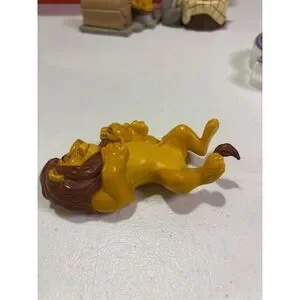 Disney Lion King Collectible Figure MUFASA BABY SIMBA Toy Mattel 90s Walt Disney