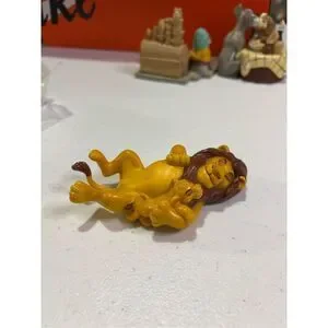 Disney Lion King Collectible Figure MUFASA BABY SIMBA Toy Mattel 90s Walt Disney