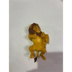 Disney Lion King Collectible Figure MUFASA BABY SIMBA Toy Mattel 90s Walt Disney