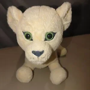 Disney Lion King Young Nala Plush Toy With Sound 12" Cream Beige Soft Stuffed An