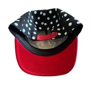 Disney Minnie Mouse Bow Snapback Polka Dot Hat