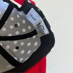 Disney Minnie Mouse Bow Snapback Polka Dot Hat