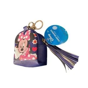Disney Minnie Mouse Kids Mini Backpack Keychain - Blue and Pink