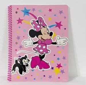 Disney Minnie Mouse Spiral Journal Notebook 10.5 in x 8 in. NEW