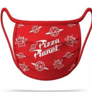 Disney Pizza Planet face mask