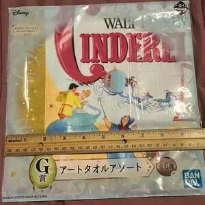 Disney Princess Japan Kuji Hand/Face Towel-Cinderella