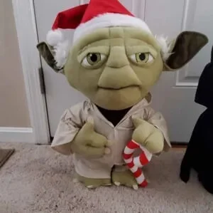 Disney Star Wars Darth Fader & Yoda Christmas Porch Greeters Decorations