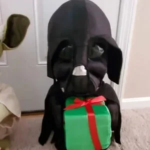 Disney Star Wars Darth Fader & Yoda Christmas Porch Greeters Decorations