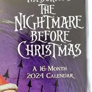 Disney The Nightmare Before Christmas 2024 Poster Calendar NWT