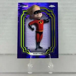 Disney Topps Chrome 2024 Dash Parr Purple Pulsar Refractor Parallel /150