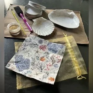 DIY Decoupage Shell Kit
