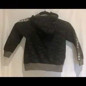 DKNY Hooded Youth Size 8 Jacket Zip Up Reflective