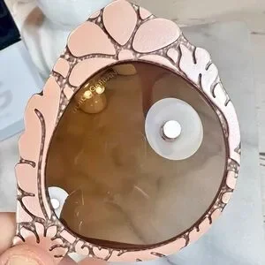 Dolce And Gabbana Pink/Brown Gradient DG4267 Brocade Cat Eye Sunglasses