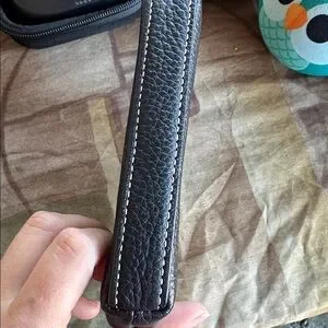 Dooney & Bourke Black Leather Kisslock Wallet