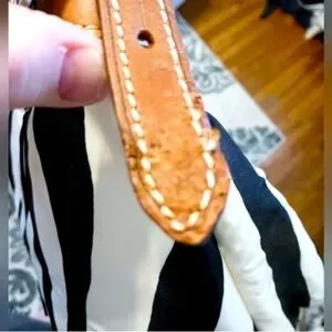 DOONEY & BURKE Hobo Zebra Handbag Vintage Authentic. EUC