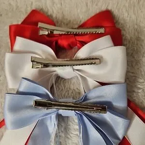 Double Bow Knot Alligator Hair Clip (Multiple Colors Available)