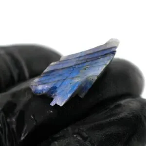 Double Flash Slab Labradorite Raw Crystal Mineral Colorful Rainbow Flashy 2.6g