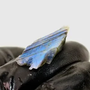 Double Flash Slab Labradorite Raw Crystal Mineral Colorful Rainbow Flashy 2.6g
