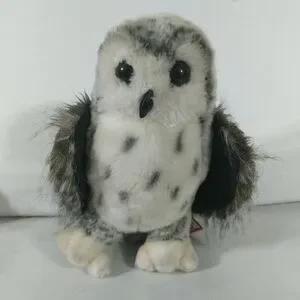 Douglas Cuddle Toy Crescent Silver Owl Plush Stuffed Animal