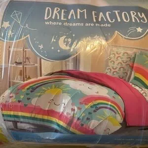 Dream Factory Rainbow Bedding Set