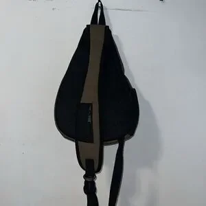DUCHAMP LONDON Military Green And Black Rubberized Sling Bag