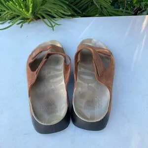 Ecco Cosmo Nubuck Slides Mens Size: 12 - 12.5