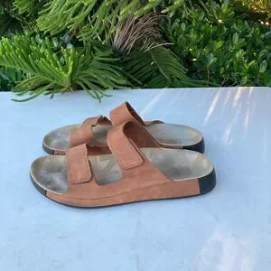 Ecco Cosmo Nubuck Slides Mens Size: 12 - 12.5